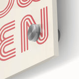 Retro Halloween Typography Wall Art - Modern Halloween Wall Decor