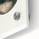 Golden Disco Ball Celebration - New Year's Eve Wall Art Print