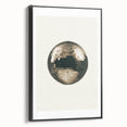 Golden Disco Ball Celebration - New Year's Eve Wall Art Print