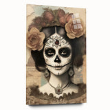 Ornate Catrina Portrait – Día de los Muertos Art Prints