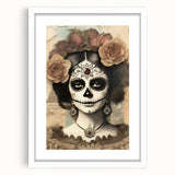 Ornate Catrina Portrait – Día de los Muertos Art Prints