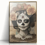 Ornate Catrina Portrait – Día de los Muertos Art Prints