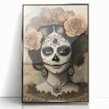 Ornate Catrina Portrait – Día de los Muertos Art Prints