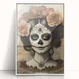 Ornate Catrina Portrait – Día de los Muertos Art Prints