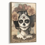 Ornate Catrina Portrait – Día de los Muertos Art Prints