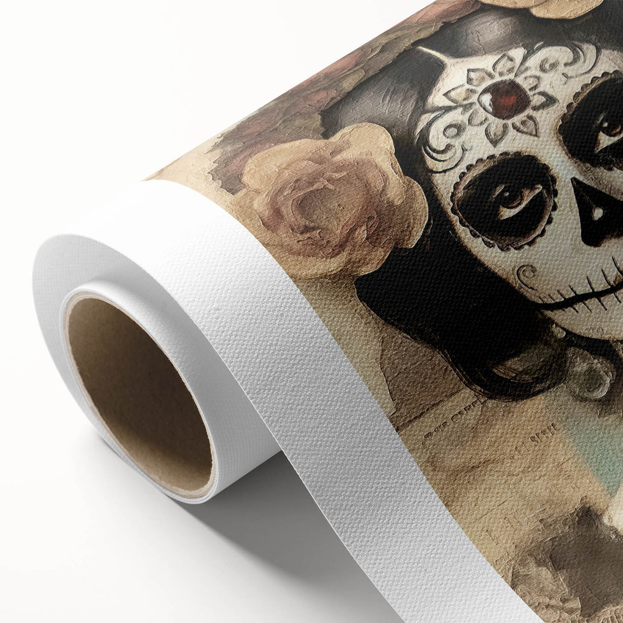 Ornate Catrina Portrait – Día de los Muertos Art Prints