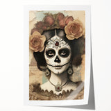Ornate Catrina Portrait – Día de los Muertos Art Prints