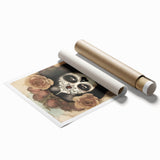 Ornate Catrina Portrait – Día de los Muertos Art Prints