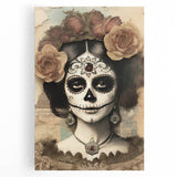 Ornate Catrina Portrait – Día de los Muertos Art Prints