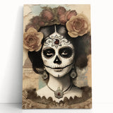 Ornate Catrina Portrait – Día de los Muertos Art Prints