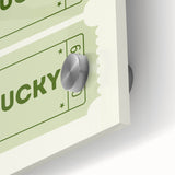 Lucky Ticket Irish Wall Art - St. Patrick’s Day Decorations