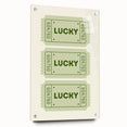 Lucky Ticket Irish Wall Art - St. Patrick’s Day Decorations