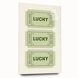 Lucky Ticket Irish Wall Art - St. Patrick’s Day Decorations