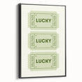 Lucky Ticket Irish Wall Art - St. Patrick’s Day Decorations