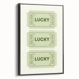 Lucky Ticket Irish Wall Art - St. Patrick’s Day Decorations