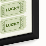 Lucky Ticket Irish Wall Art - St. Patrick’s Day Decorations