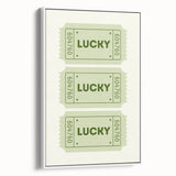 Lucky Ticket Irish Wall Art - St. Patrick’s Day Decorations