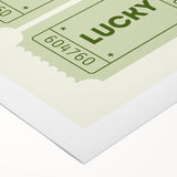 Lucky Ticket Irish Wall Art - St. Patrick’s Day Decorations