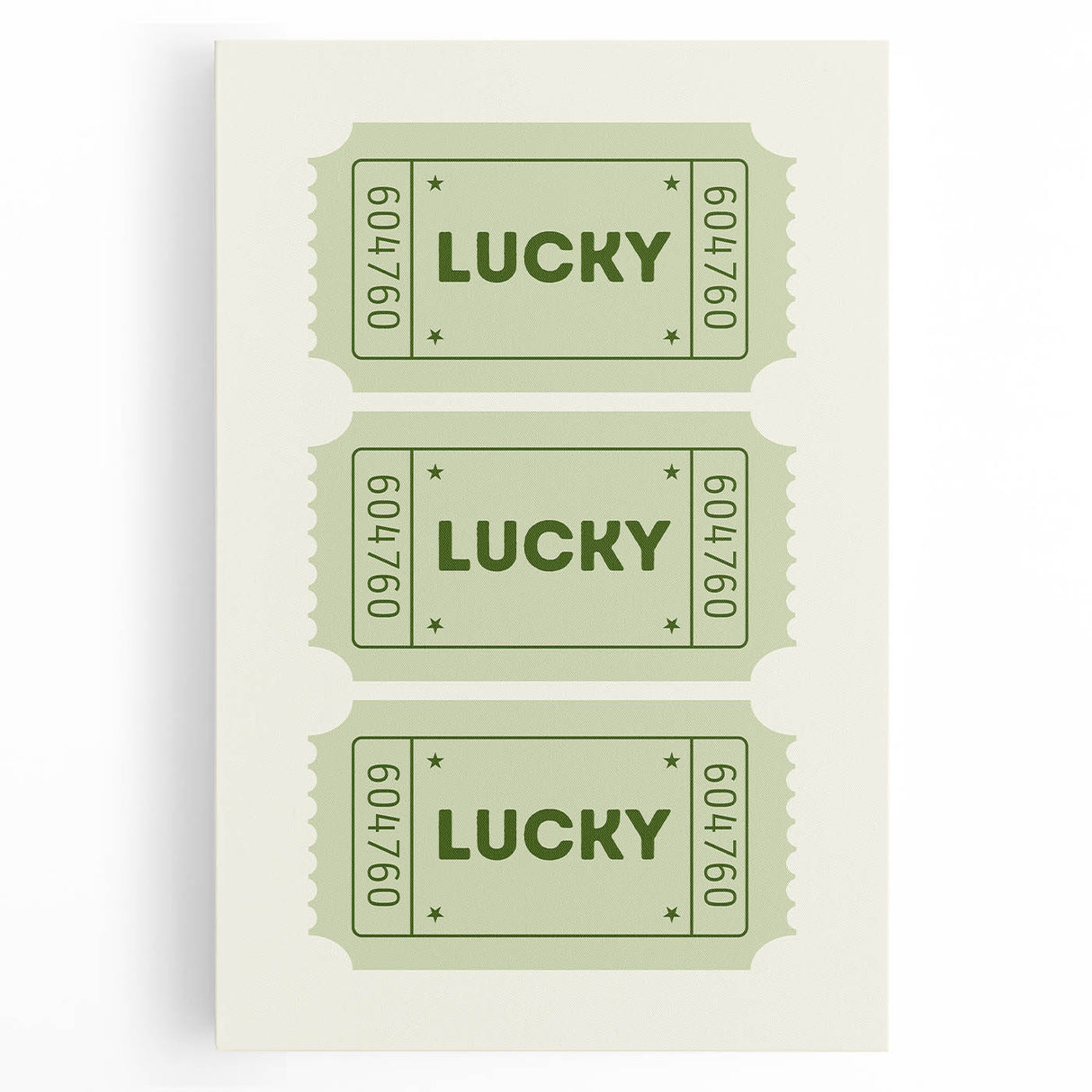 Lucky Ticket Irish Wall Art - St. Patrick’s Day Decorations