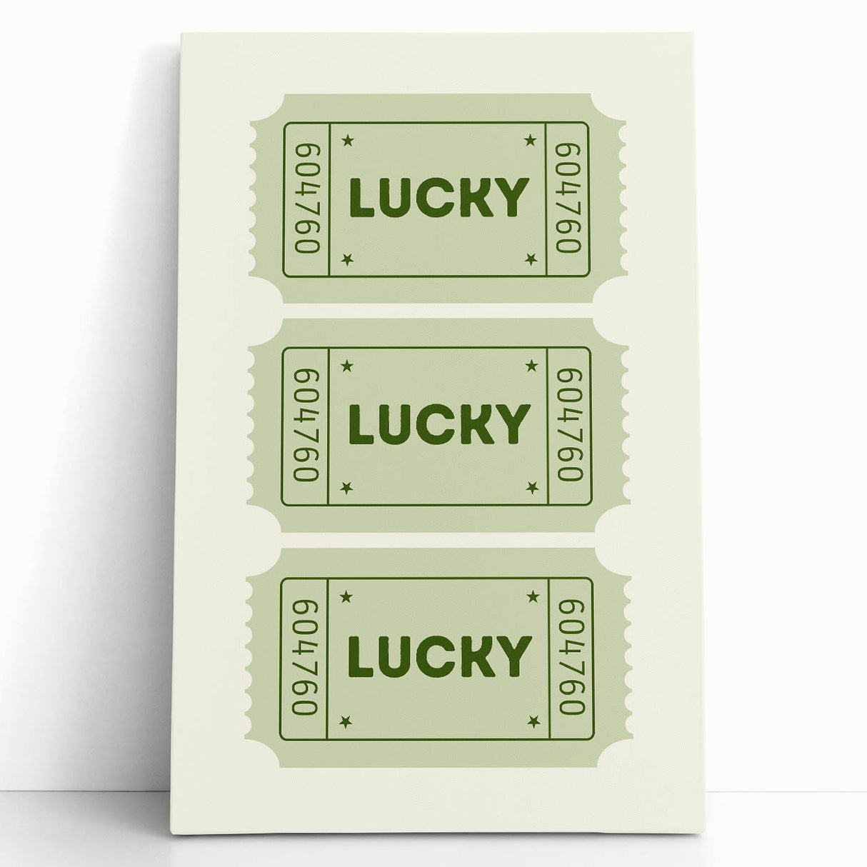 Lucky Ticket Irish Wall Art - St. Patrick’s Day Decorations