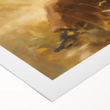 Autumn Reading Scene - Thanksgiving Wall Hangings Print