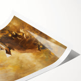 Autumn Reading Scene - Thanksgiving Wall Hangings Print