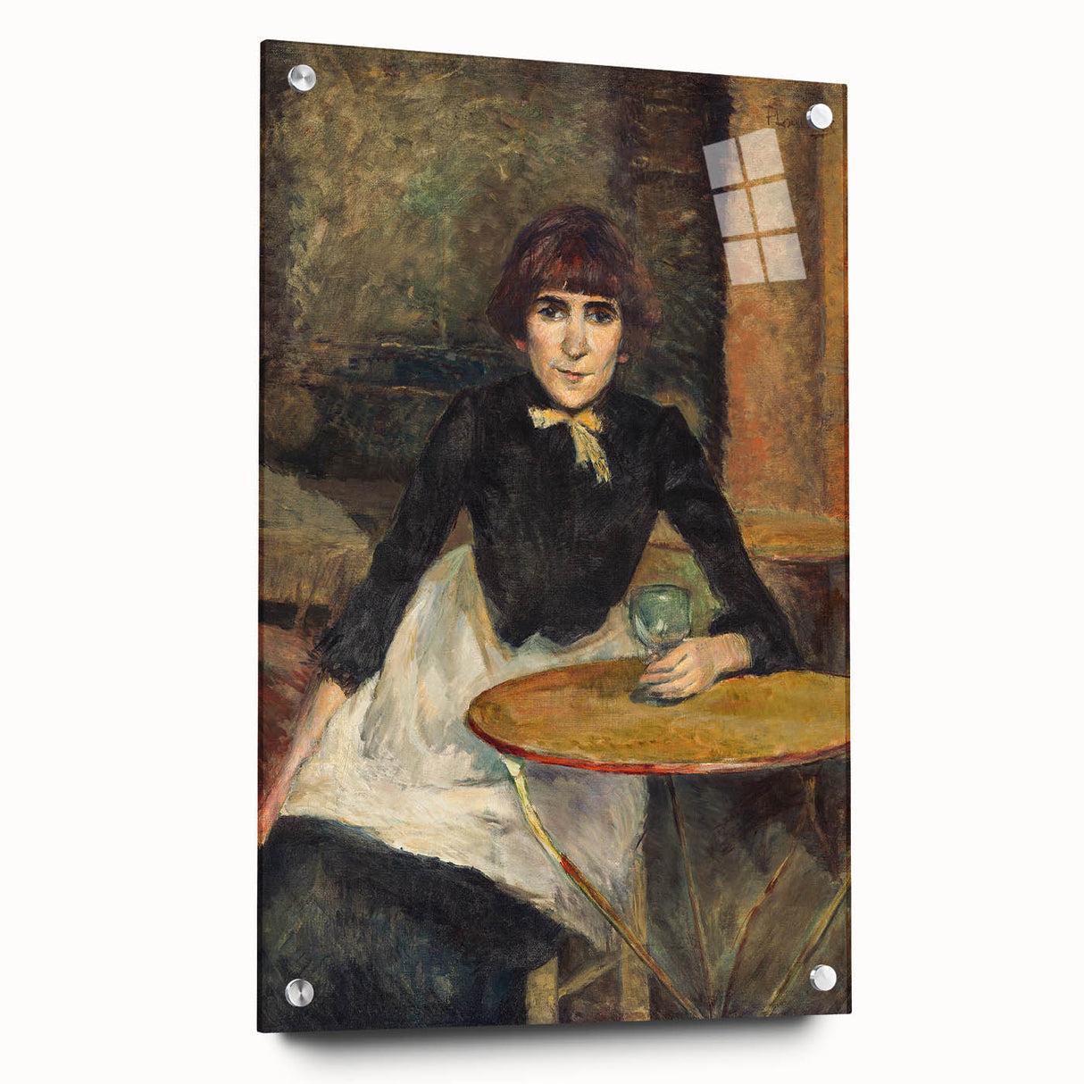 A la Bastille - Parisian Portrait by Toulouse-Lautrec