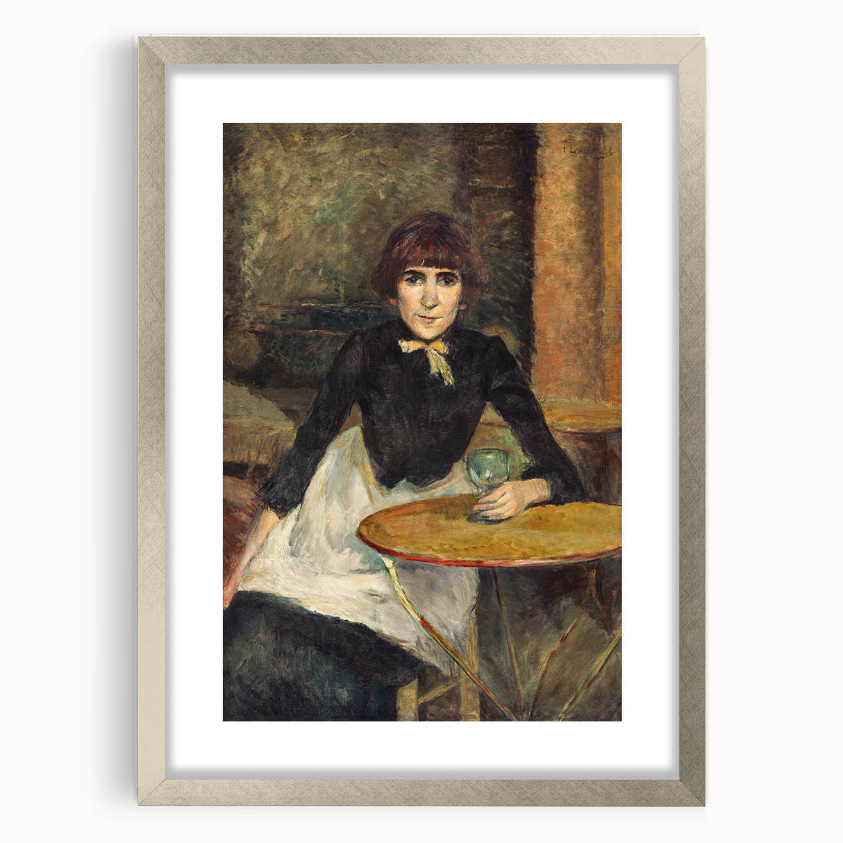 A la Bastille - Parisian Portrait by Toulouse-Lautrec