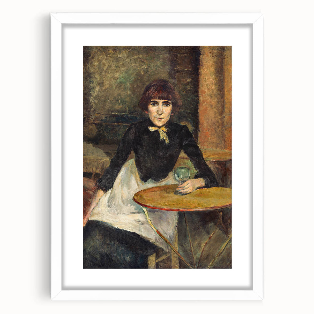 A la Bastille - Parisian Portrait by Toulouse-Lautrec