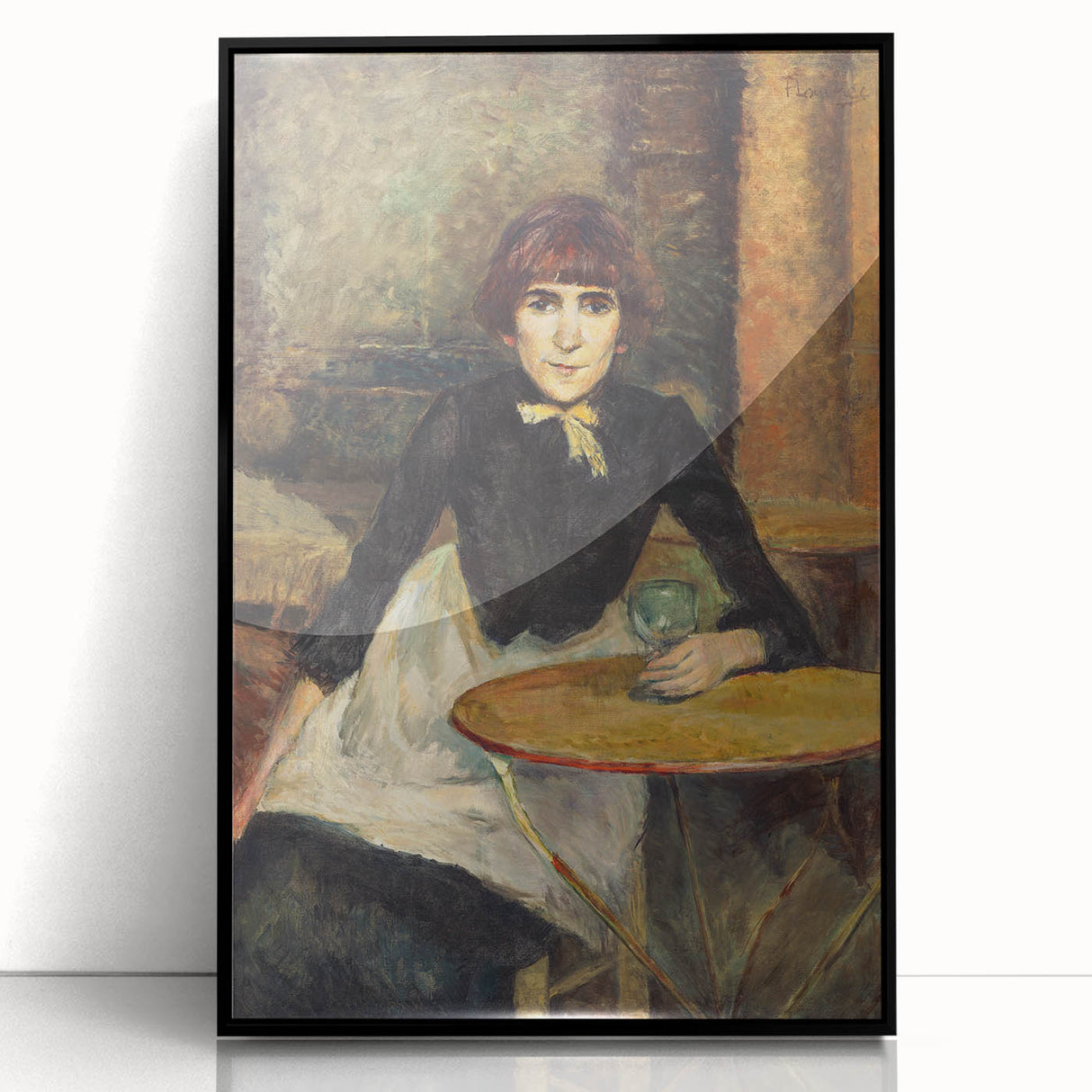 A la Bastille - Parisian Portrait by Toulouse-Lautrec