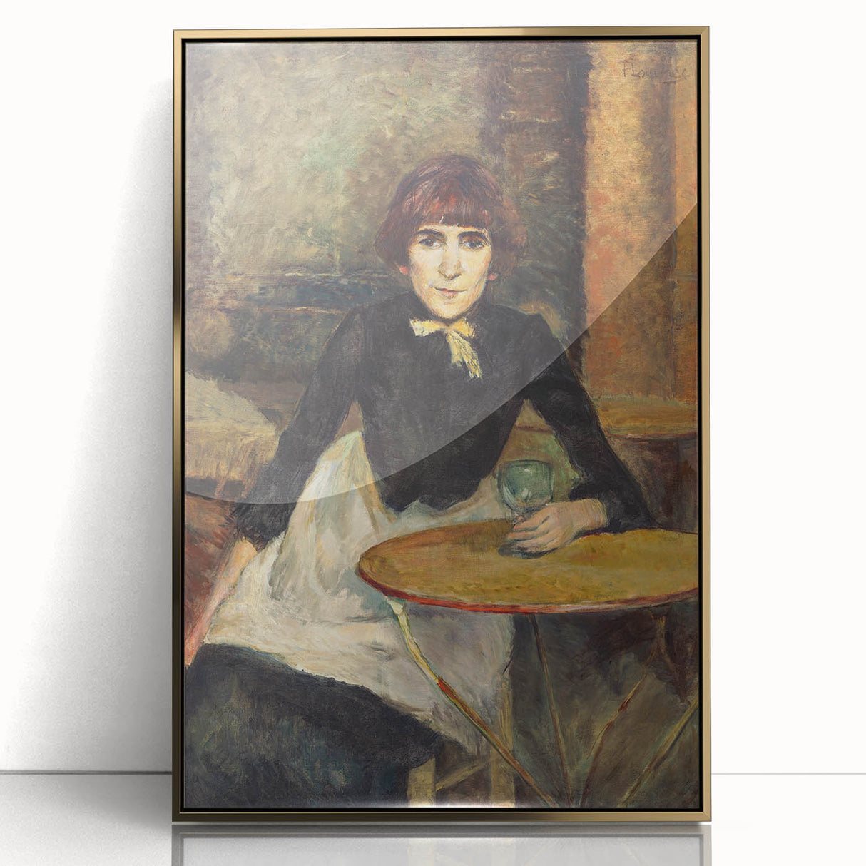 A la Bastille - Parisian Portrait by Toulouse-Lautrec