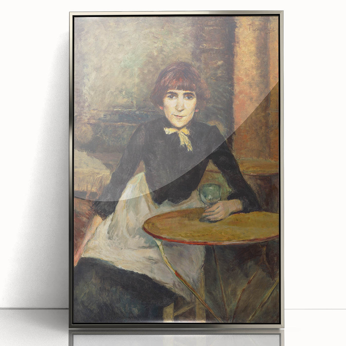 A la Bastille - Parisian Portrait by Toulouse-Lautrec
