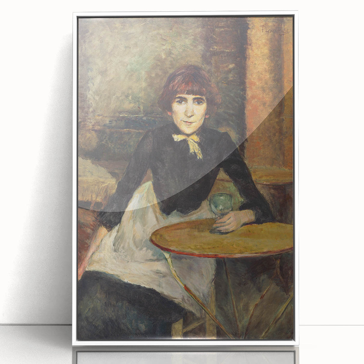 A la Bastille - Parisian Portrait by Toulouse-Lautrec