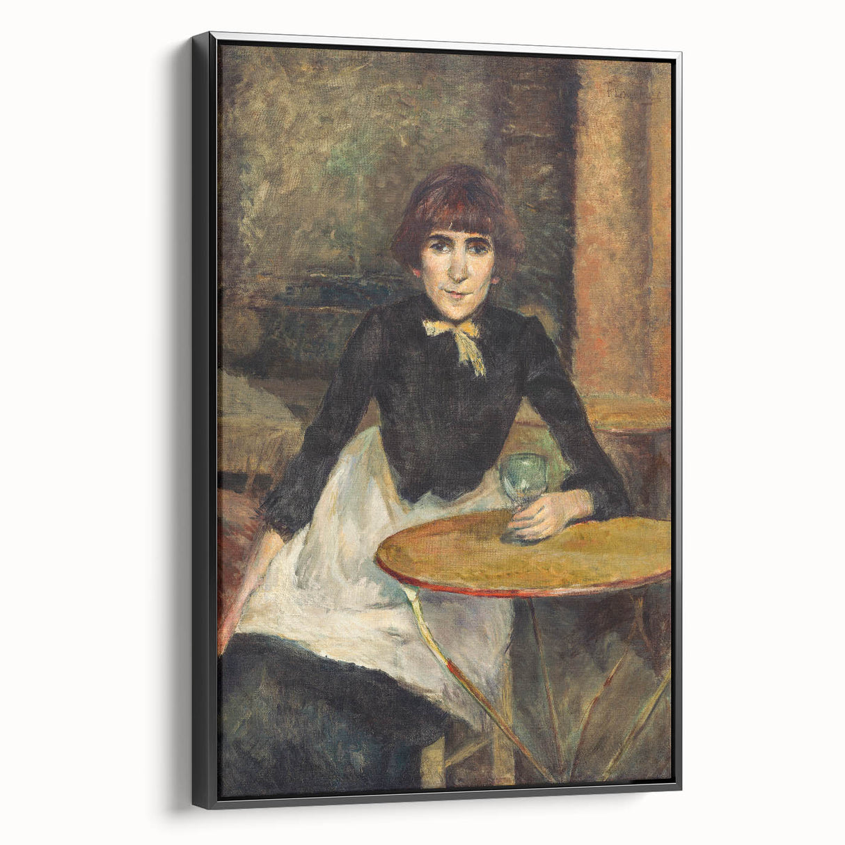 A la Bastille - Parisian Portrait by Toulouse-Lautrec