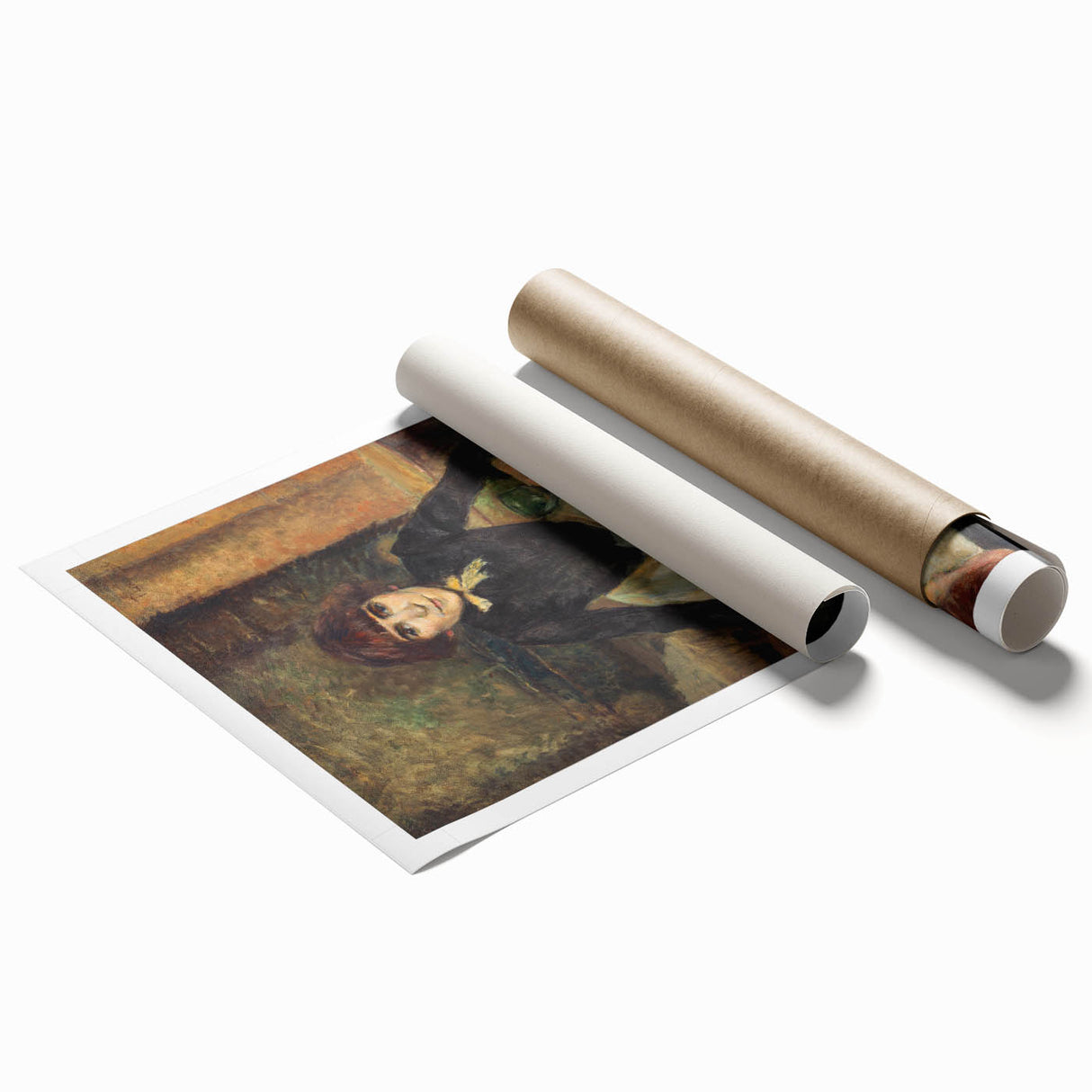 A la Bastille - Parisian Portrait by Toulouse-Lautrec