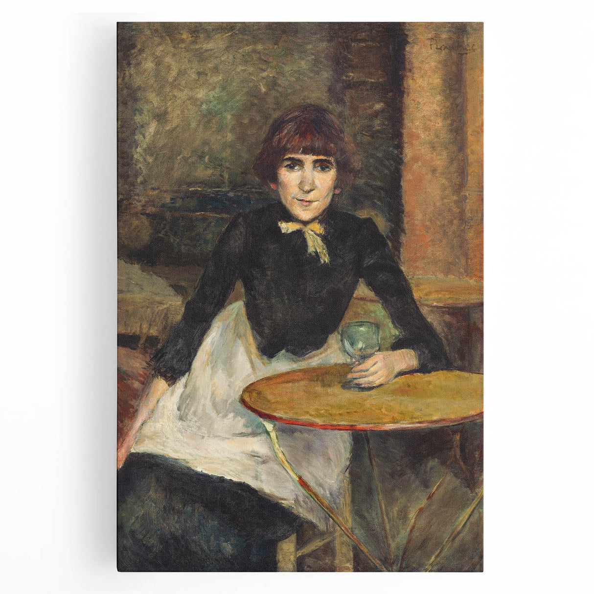 A la Bastille - Parisian Portrait by Toulouse-Lautrec