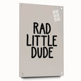 Rad Little Dude - Boys Wall Art Kids Room Decor