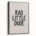 Rad Little Dude - Boys Wall Art Kids Room Decor