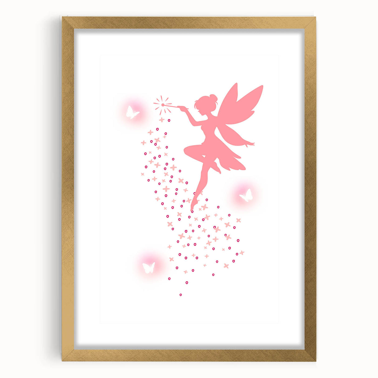 Magical Fairy Girls Room Wall Art – Fantasy Nursery Print