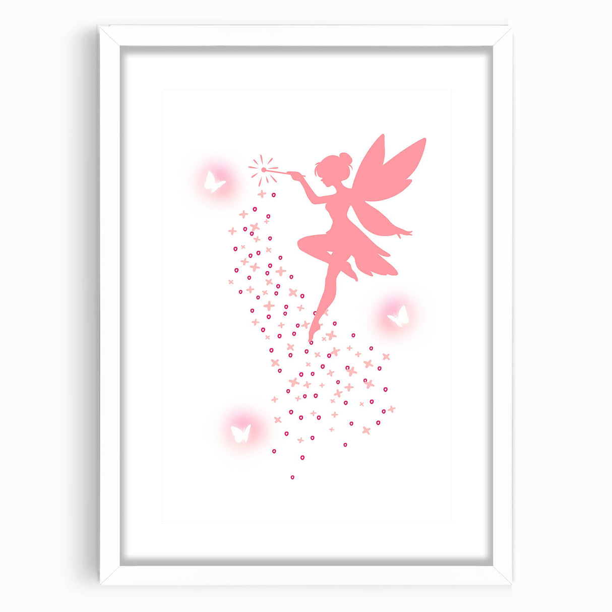 Magical Fairy Girls Room Wall Art – Fantasy Nursery Print