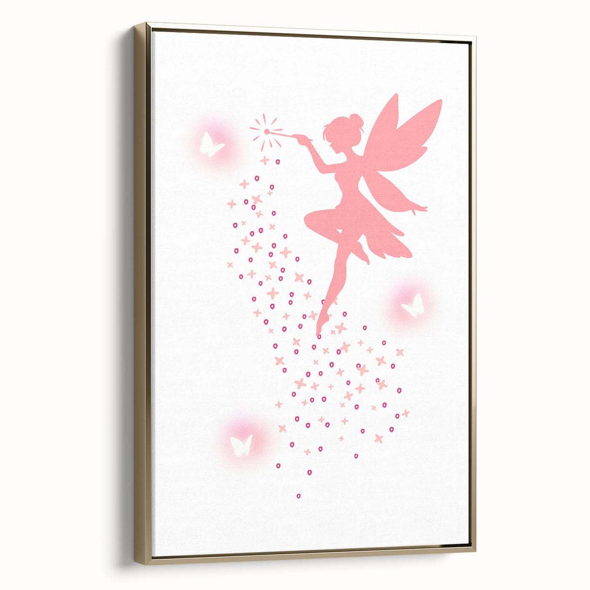 Magical Fairy Girls Room Wall Art – Fantasy Nursery Print