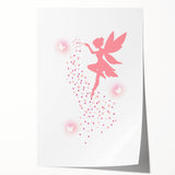 Magical Fairy Girls Room Wall Art – Fantasy Nursery Print