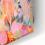 Nursery Wall Art - Coastal Canyon and Floral Landscape Print