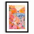 Nursery Wall Art - Coastal Canyon and Floral Landscape Print