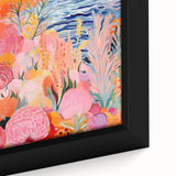 Nursery Wall Art - Coastal Canyon and Floral Landscape Print