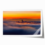 Rolled landscape print showcasing vibrant African-inspired wall art design, featuring intricate patterns and earthy tones, packaged securely in a protective tube.