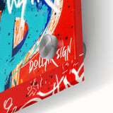 Bold Pop Art Wall Art – Graffiti-Inspired Canvas Print