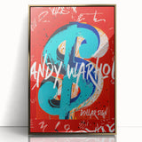 Bold Pop Art Wall Art – Graffiti-Inspired Canvas Print