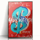 Bold Pop Art Wall Art – Graffiti-Inspired Canvas Print