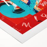 Bold Pop Art Wall Art – Graffiti-Inspired Canvas Print